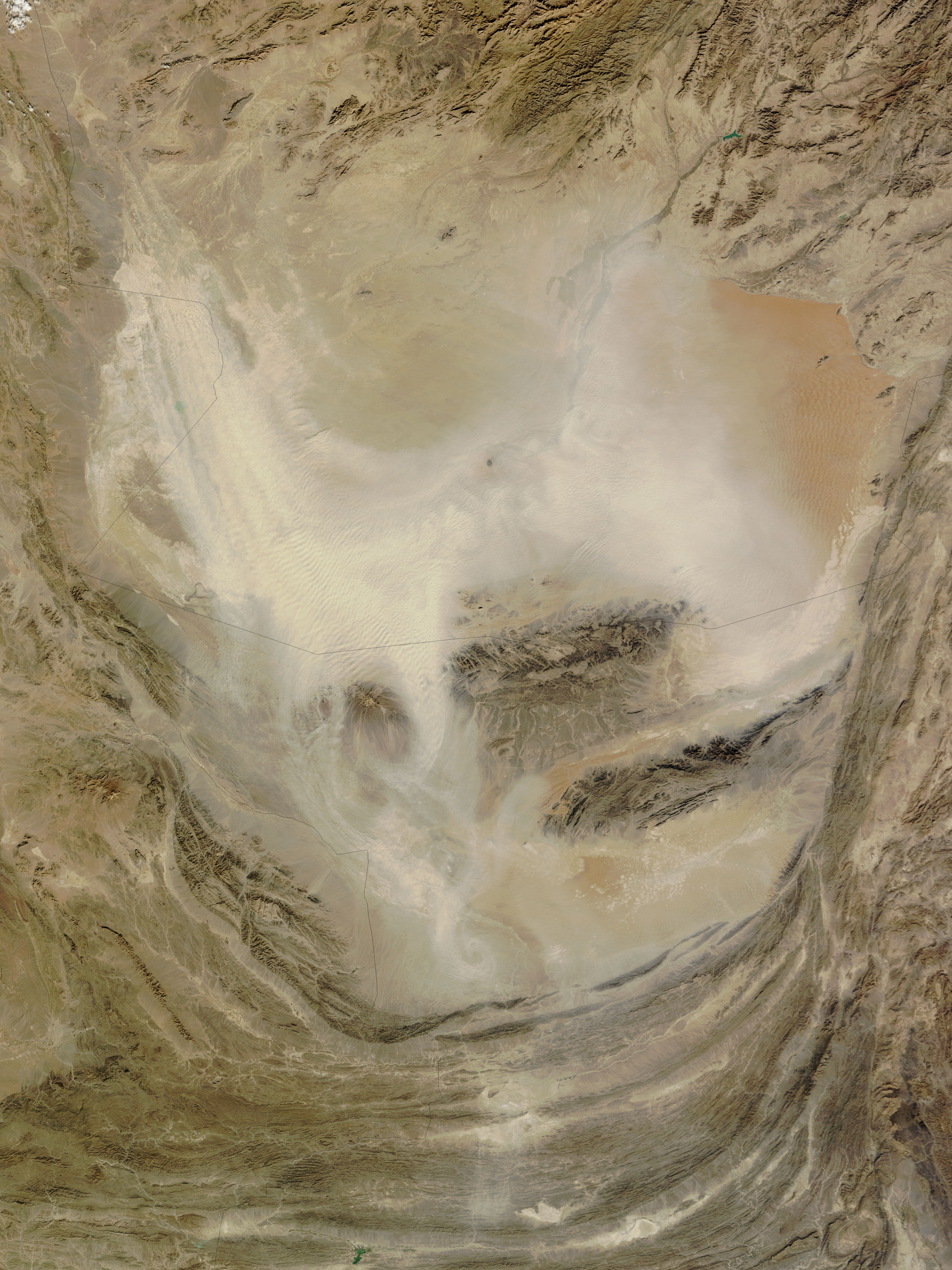 Dust Storm over Southwest Asia - related image preview