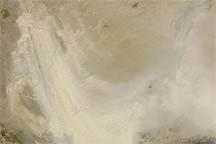 Dust Storm over Southwest Asia