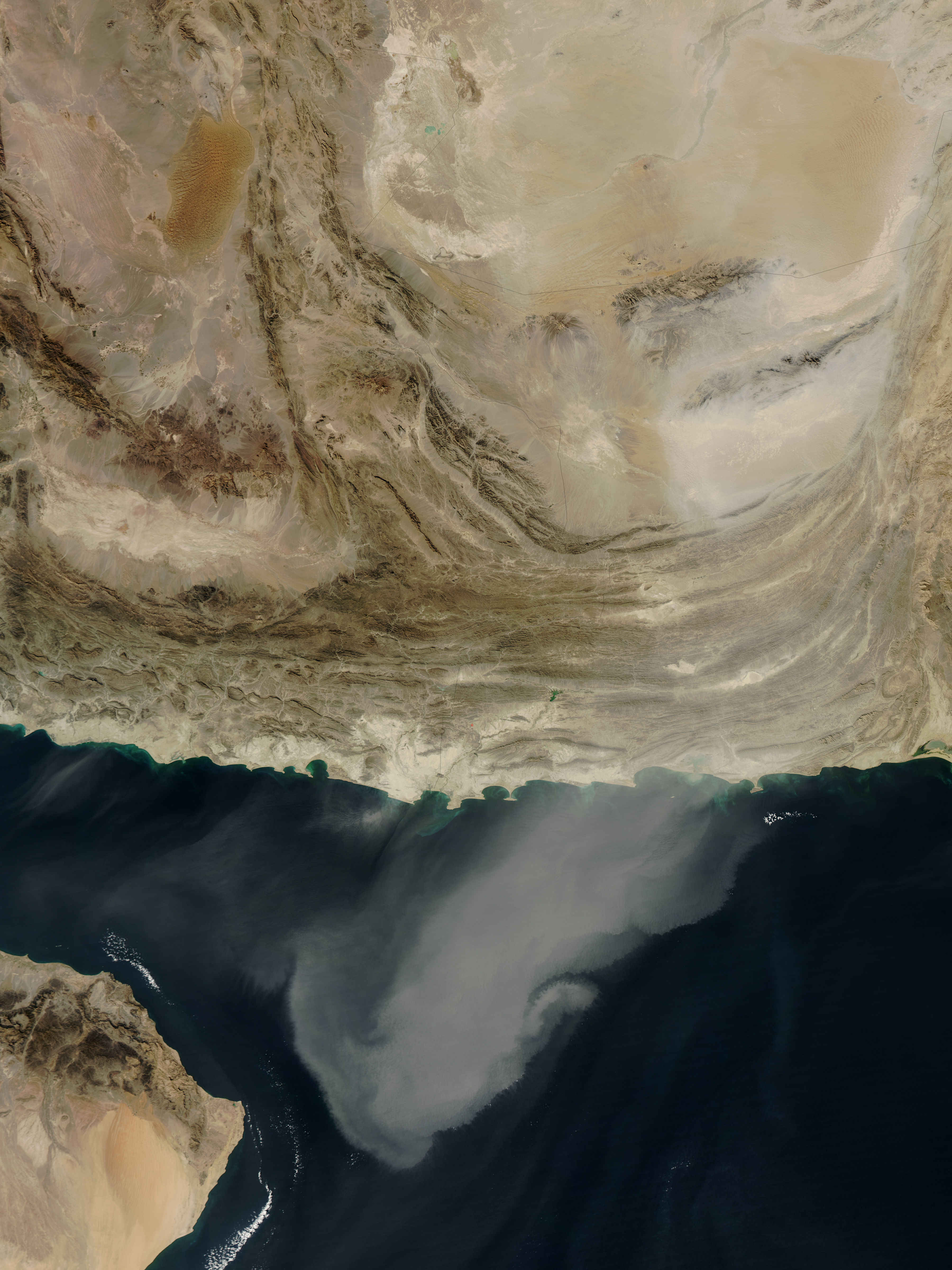 Dust Storm over Southwest Asia - related image preview