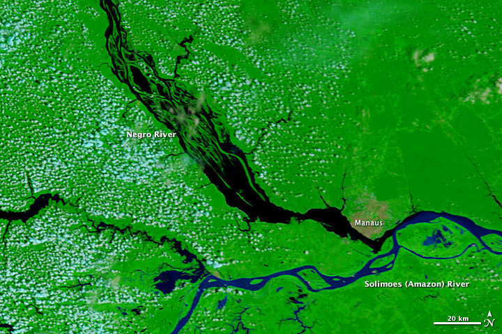 Brazil’s Negro River Reaches Record Low