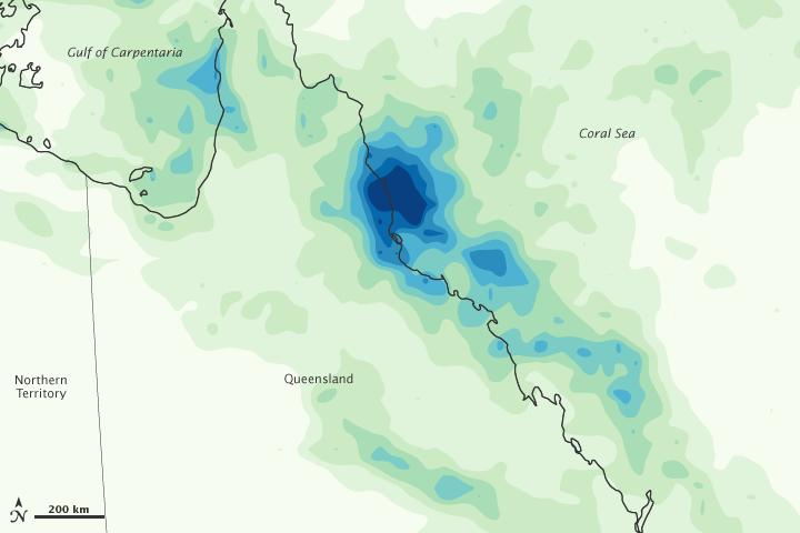 Heavy Rains in Queensland