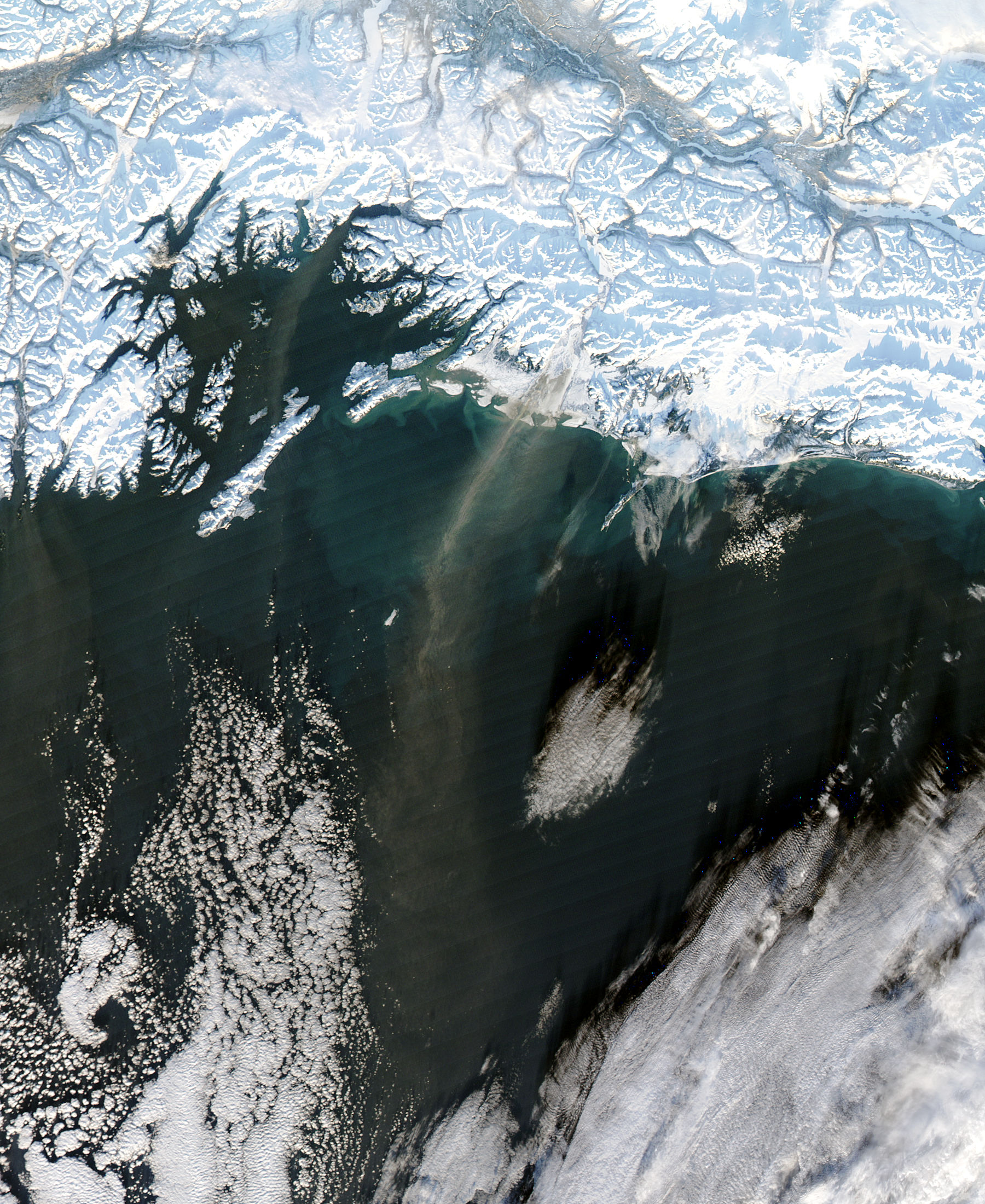 Dust over the Gulf of Alaska - related image preview