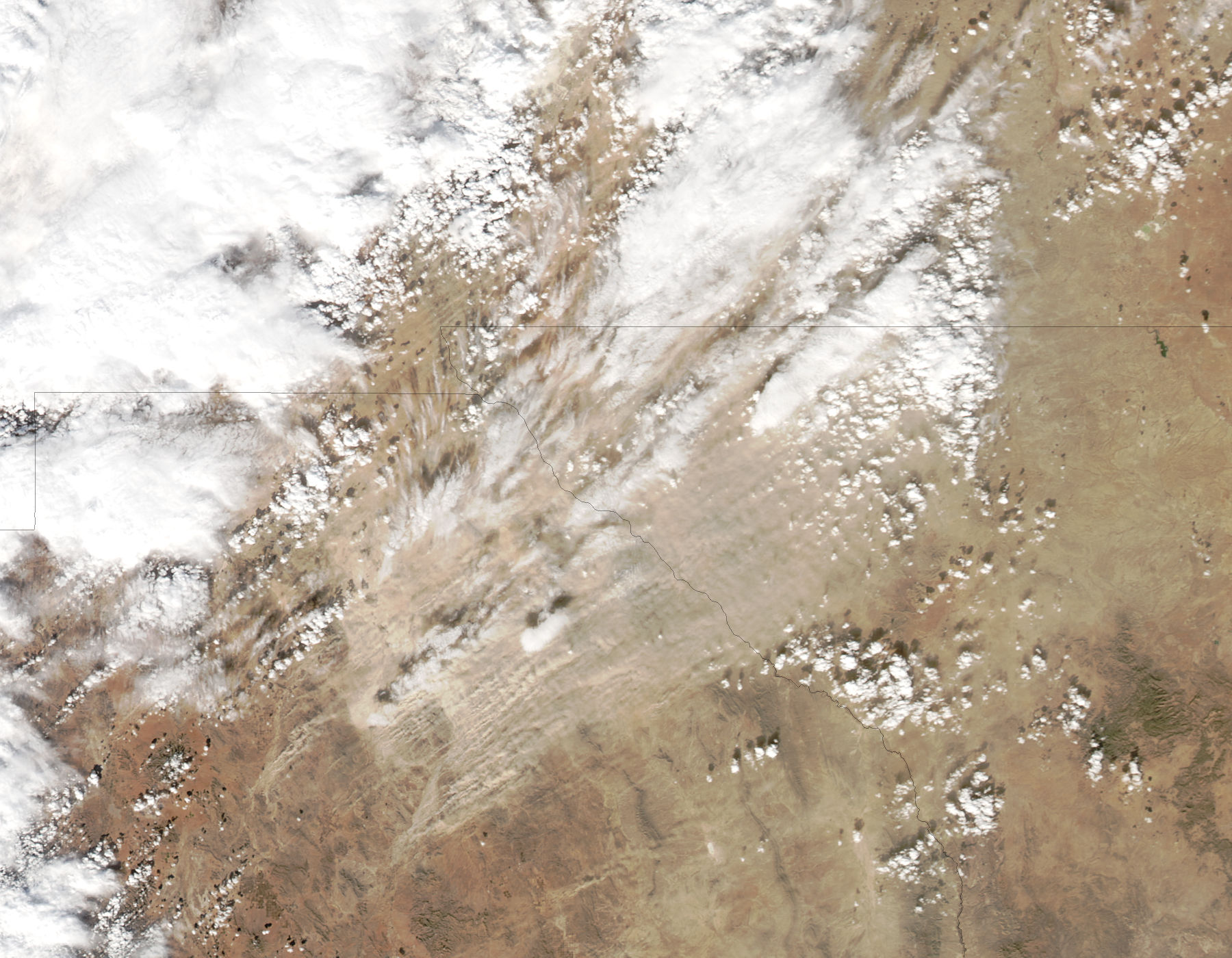 Dust Storm in Northern Mexico - related image preview