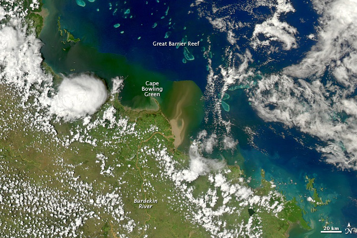 Heavy Sediment along the Queensland Coast
