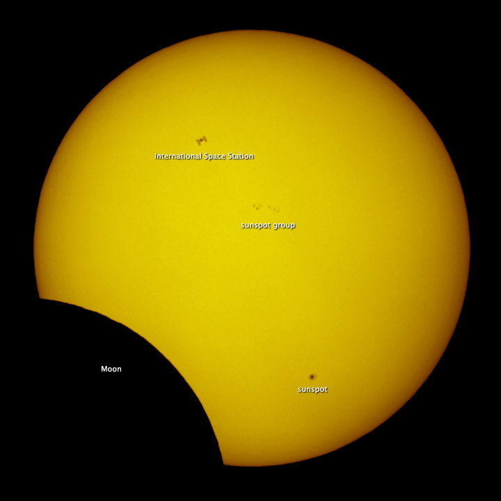 Lining Up the Sun, Moon, and ISS - related image preview