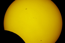 Lining Up the Sun, Moon, and ISS - selected child image