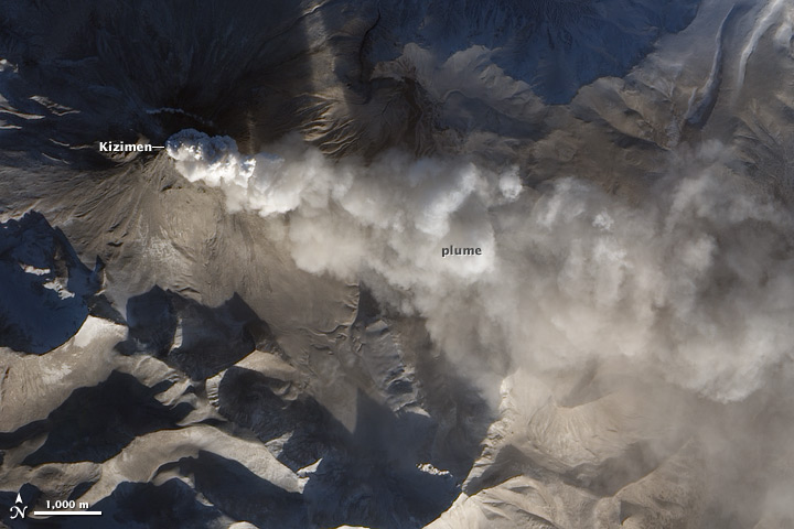 Activity at Kizimen Volcano - related image preview