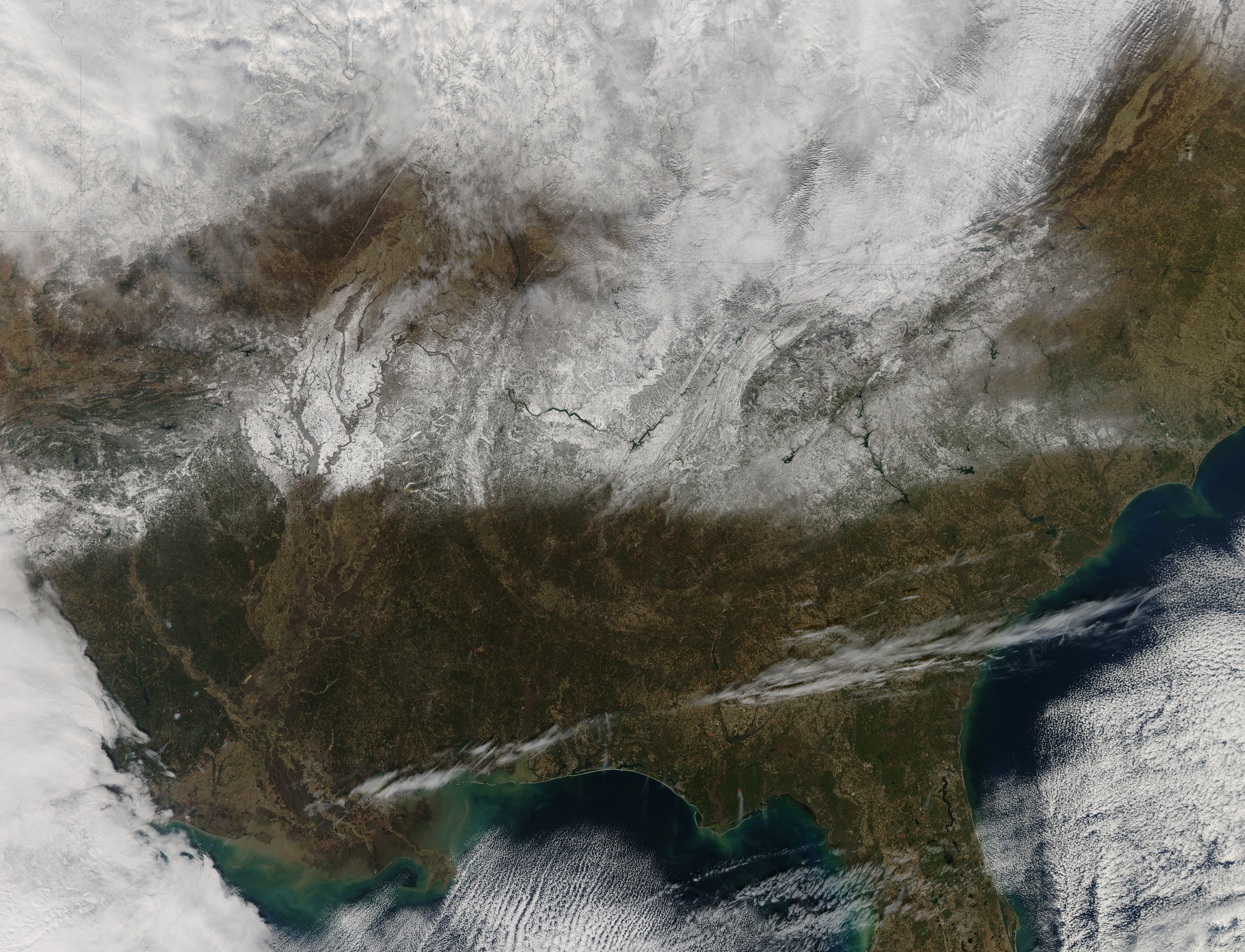 Rare Snow in the U.S. South - related image preview