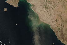 Dust Plumes off Mexico