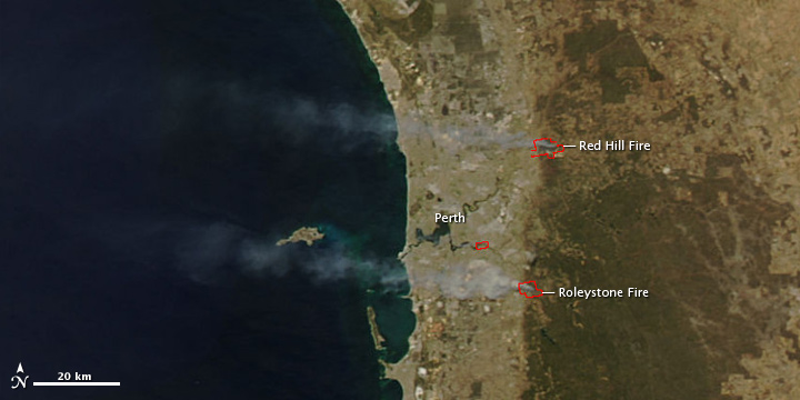 Fires in Perth, Australia