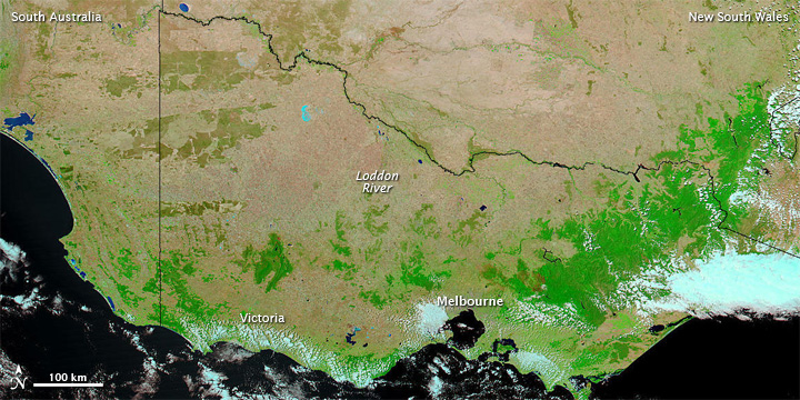 Flooding in Southeastern Australia