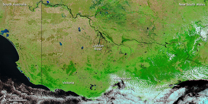 Flooding in Southeastern Australia