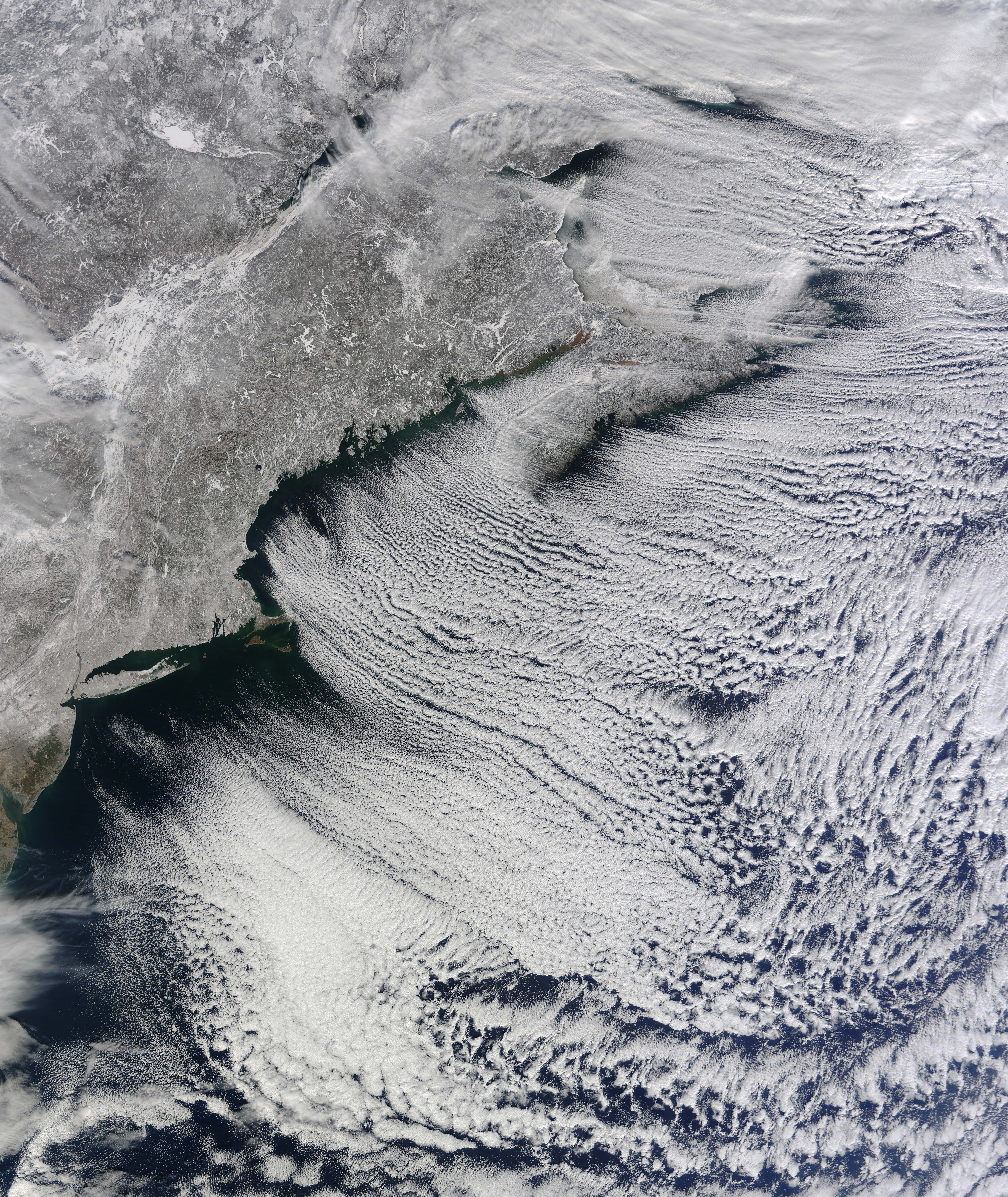 Winter Cloud Streets, North Atlantic - related image preview