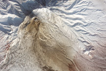 Pyroclastic Flow Remnants at Shiveluch Volcano