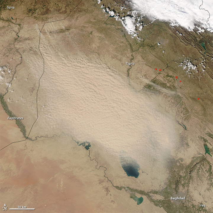 Dust Storm in Iraq