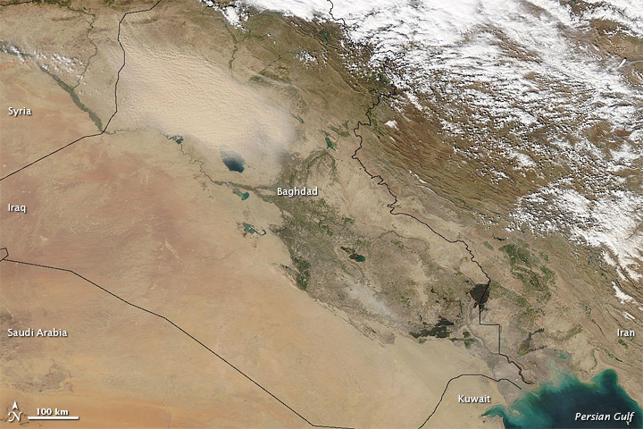 Dust Travels from Iraq to Iran - related image preview