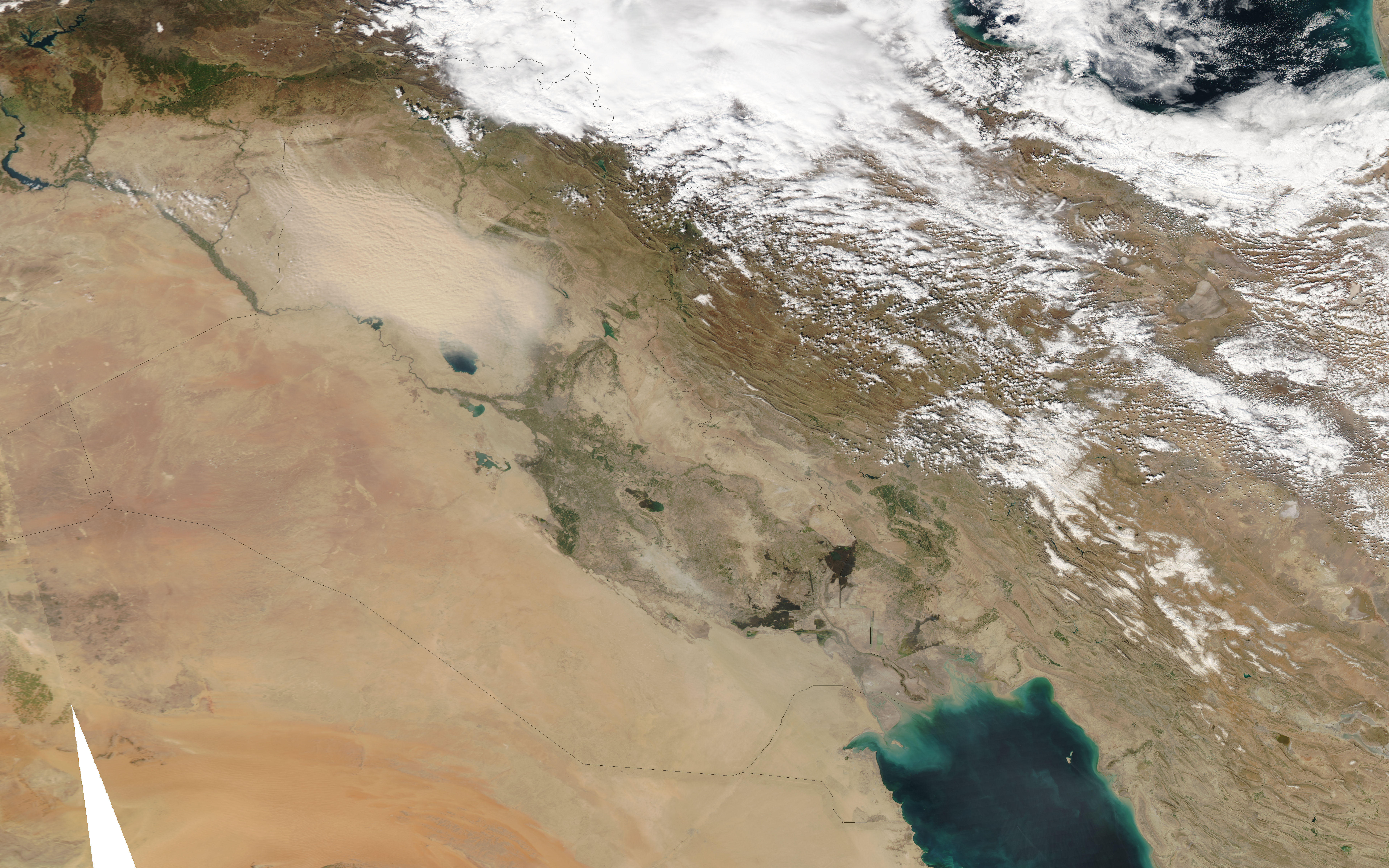 Dust Travels from Iraq to Iran - related image preview