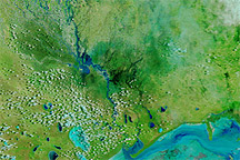 Flooding in Angola and Namibia