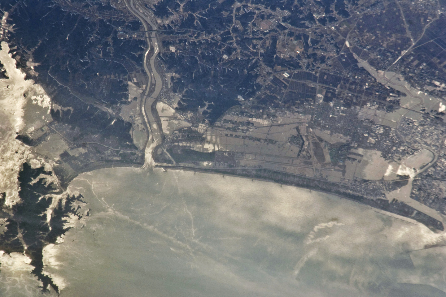 Tsunami Damage Viewed for the Space Station - related image preview