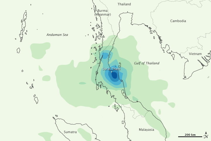 Unseasonably Heavy Rain Floods Thailand