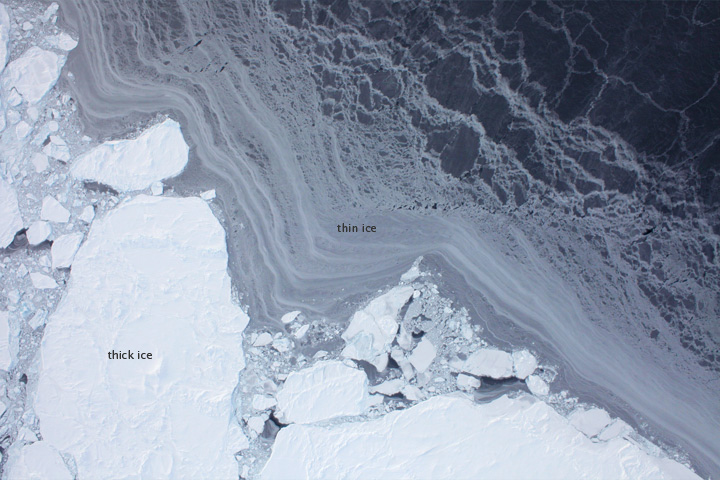 Flying over Arctic Sea Ice - related image preview