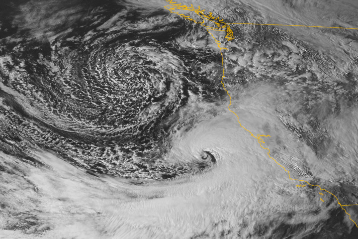 Two Low Pressure Systems, Northeastern Pacific - related image preview