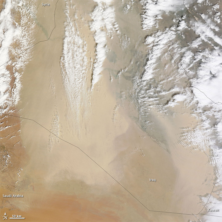 Dust Storm over Iraq - related image preview