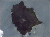 Closeup of Anak Krakatau