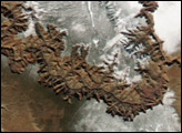 Snow on the Grand Canyon