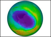 Aura Eyes Ozone Hole over Antarctica