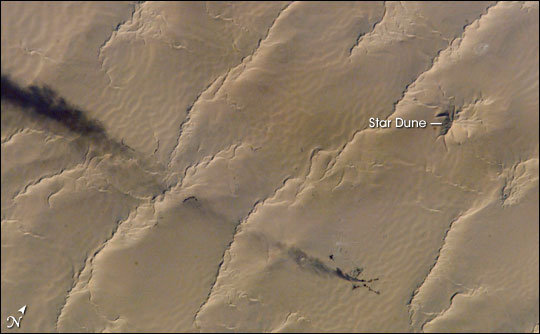 Well-head Flare, Calanscio Sand Sea, Libya