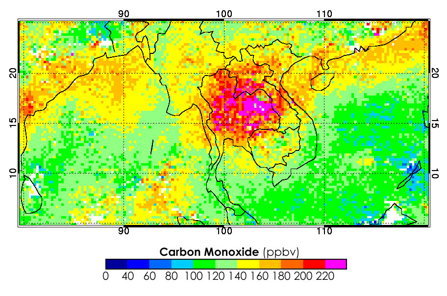 Carbon Monoxide over Southeast Asia - related image preview