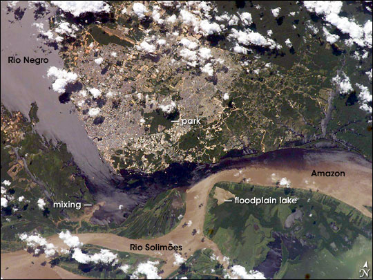 SolimÃµes-Negro River Confluence at Manaus, Amazonia - related image preview