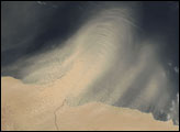 Dust Storm Over Libya and Egypt