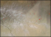 Dust Storm in Central Africa