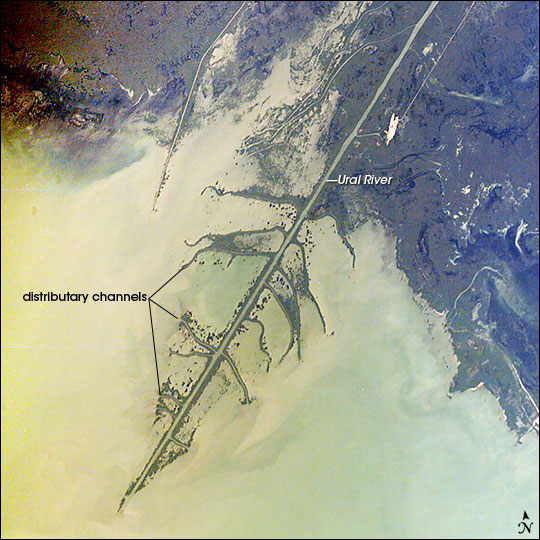 Ural River Delta, Kazakhstan