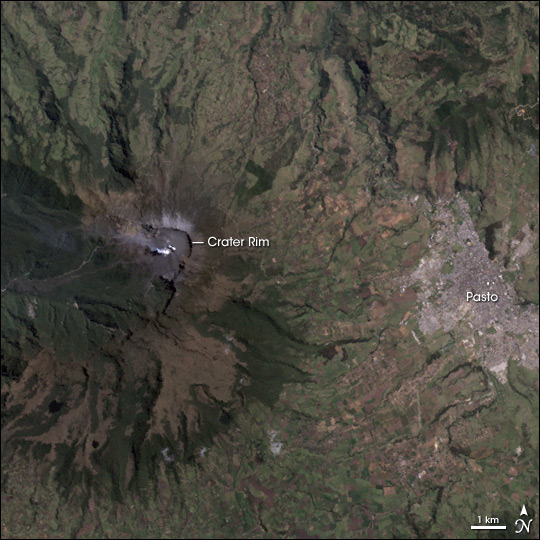 Galeras Volcano, Colombia