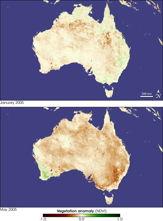 Worsening Drought in Australia