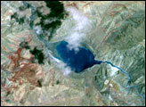 Landslide Lake in Tibet Floods India