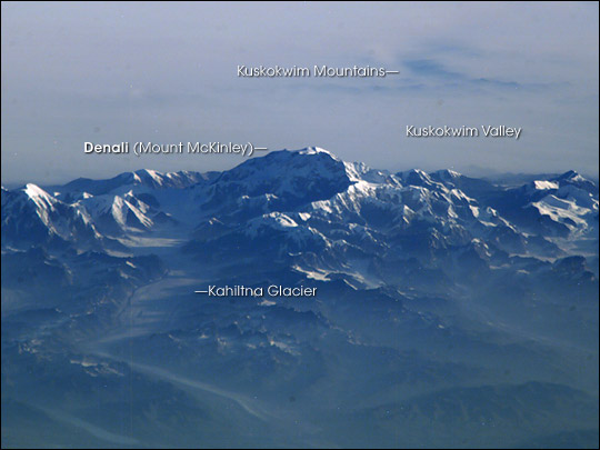 Forest Fire Smoke Surrounding Mt. McKinley