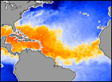 Warm Waters Provide Fuel for Potential Storms
