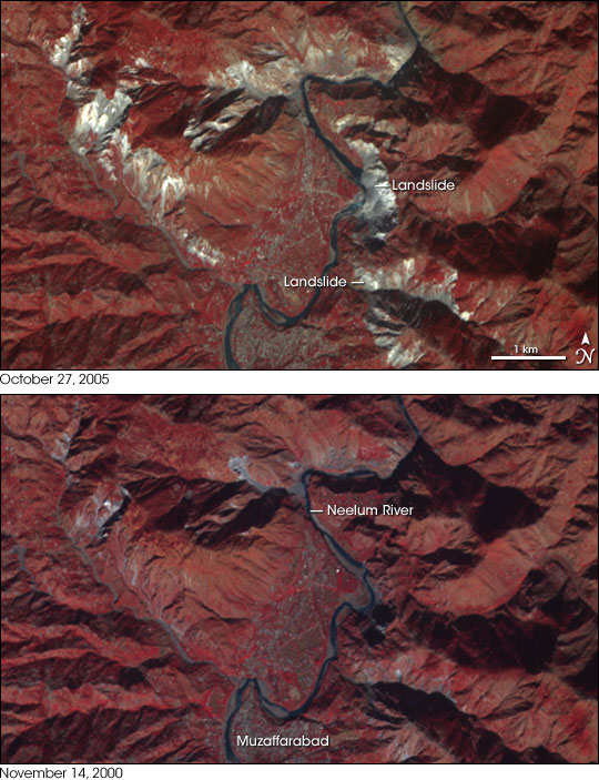 Landslides in Northern Pakistan
