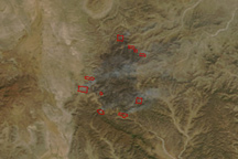 Large Fires in Northern Mexico