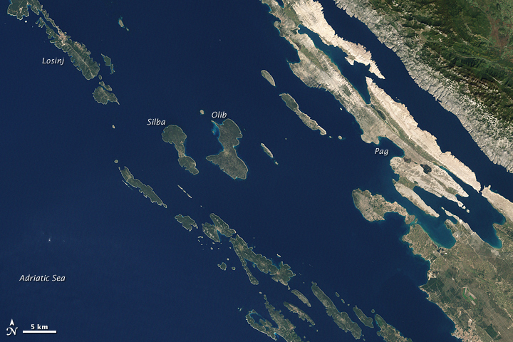 Islands off the Croatian Coast