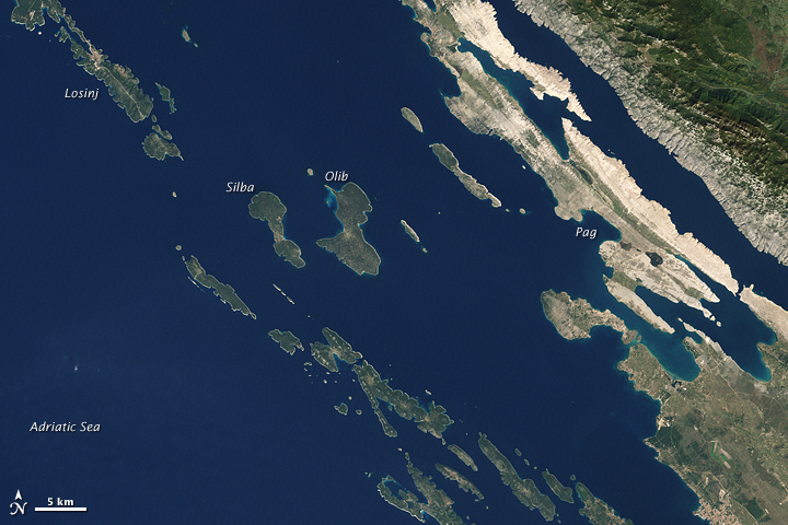 Islands Off The Croatian Coast