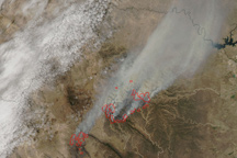 Large Fires in Northern Mexico