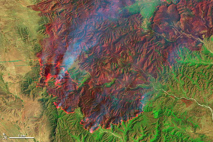 Large Fires in Northern Mexico