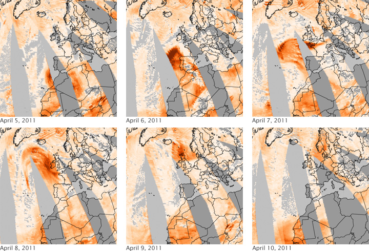 Dust Blown from Africa to Scandinavia