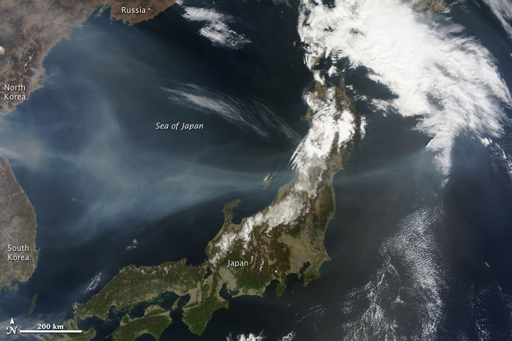 Fires and Smoke in North Korea