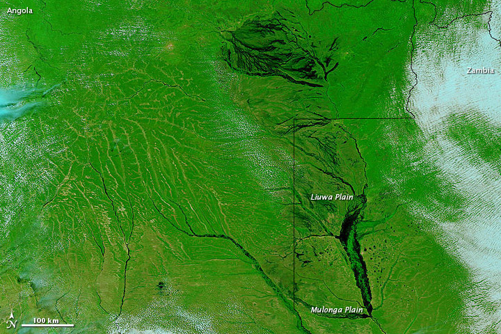 Flooding in Angola and Zambia